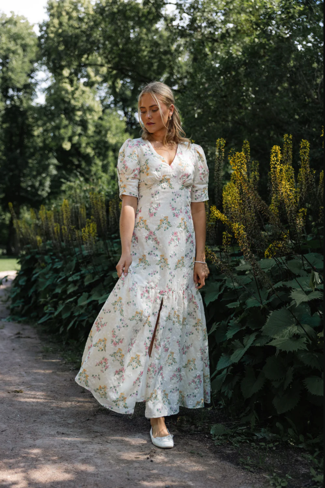 Sara long dress-Kjole-Secrets By B-Aandahls