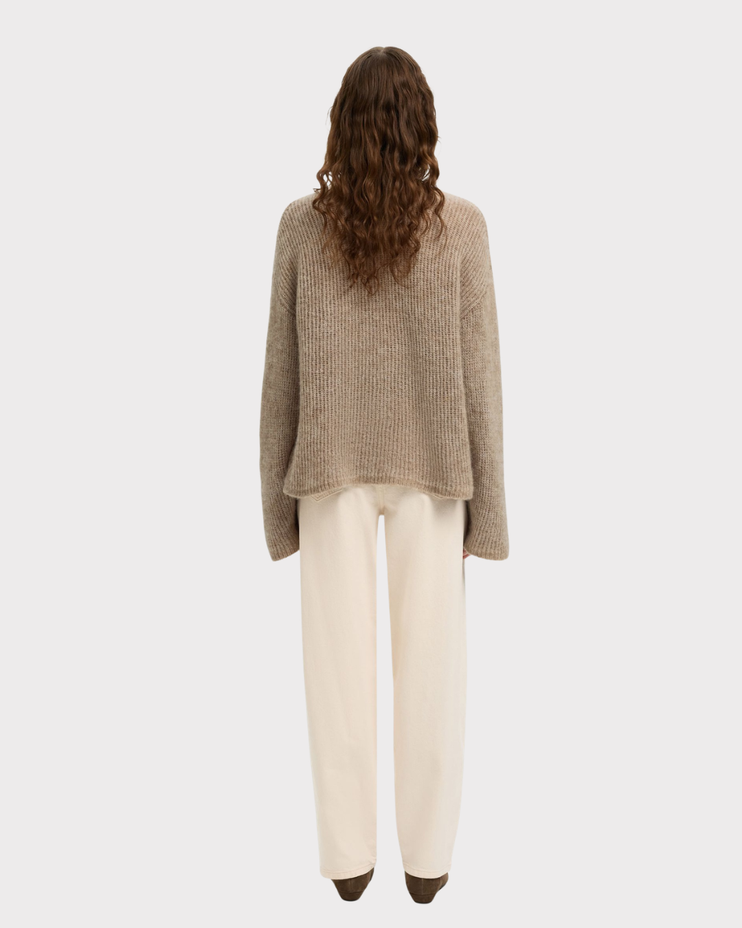 Slflulu Loose Ls Knit O-Neck-Genser-Selected Femme-Aandahls