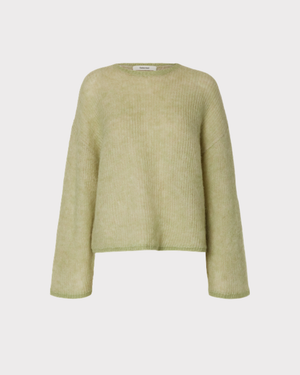Slflulu Loose Ls Knit O-Neck