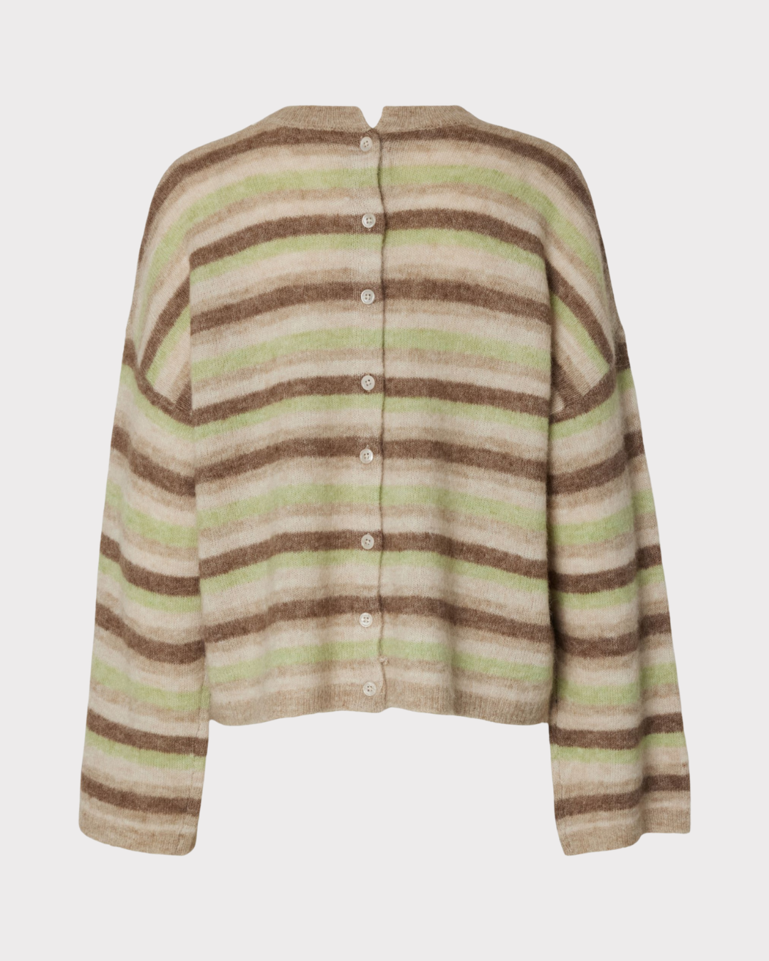 Slflulu Ls Knit Button O-Neck-Genser-Selected Femme-Aandahls