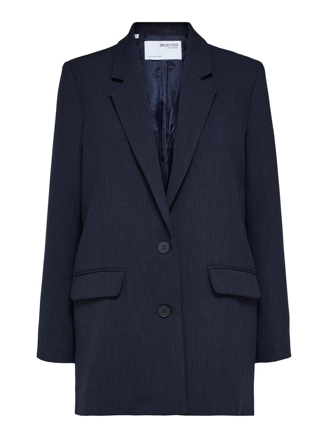 SLFRITA LS Relaxed blazer D SAP MEL NOOS-Blazer-Selected Femme-Aandahls
