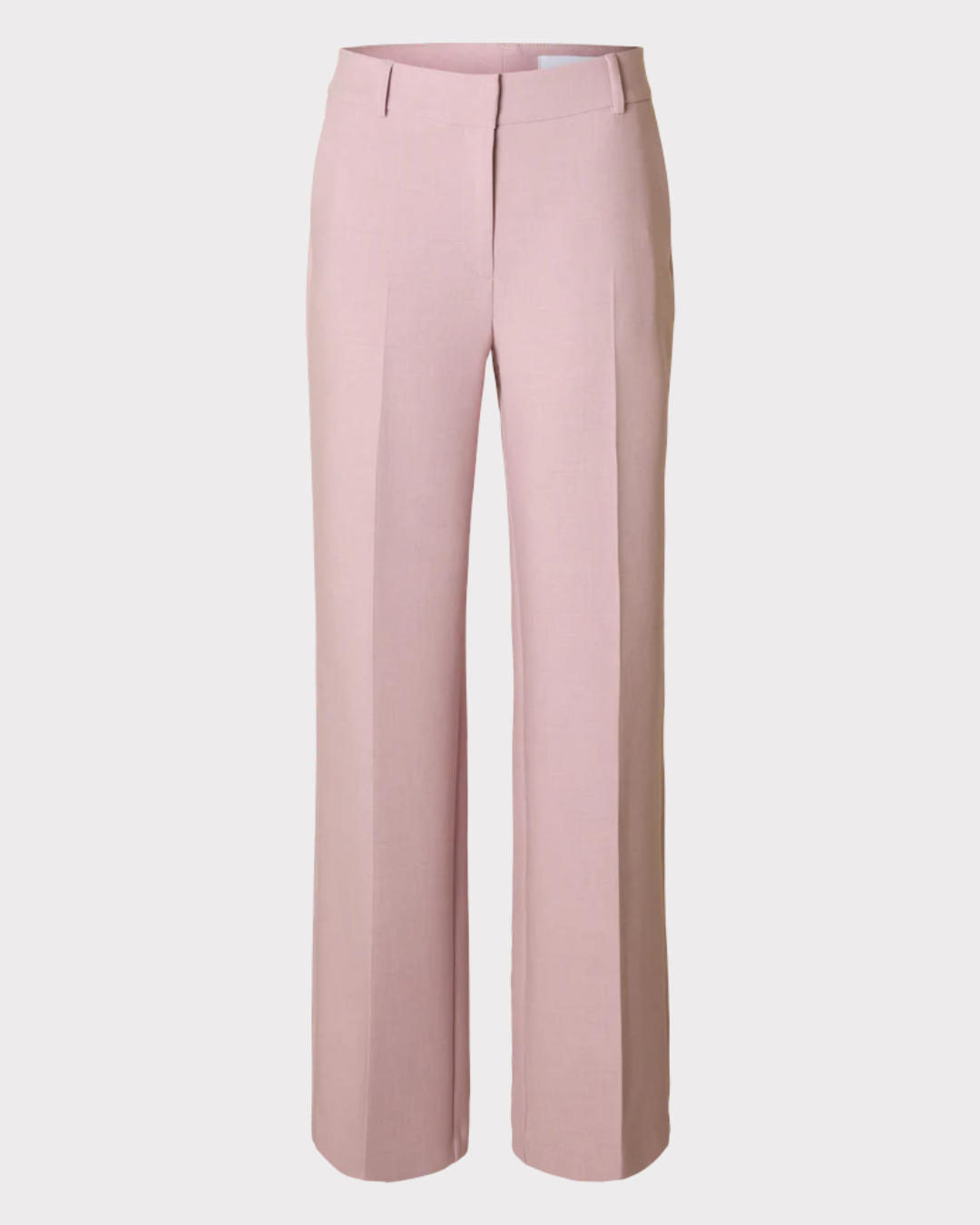 SLFRITA MW WIDE PANT MEL NOOS-Bukser-Selected Femme-Aandahls