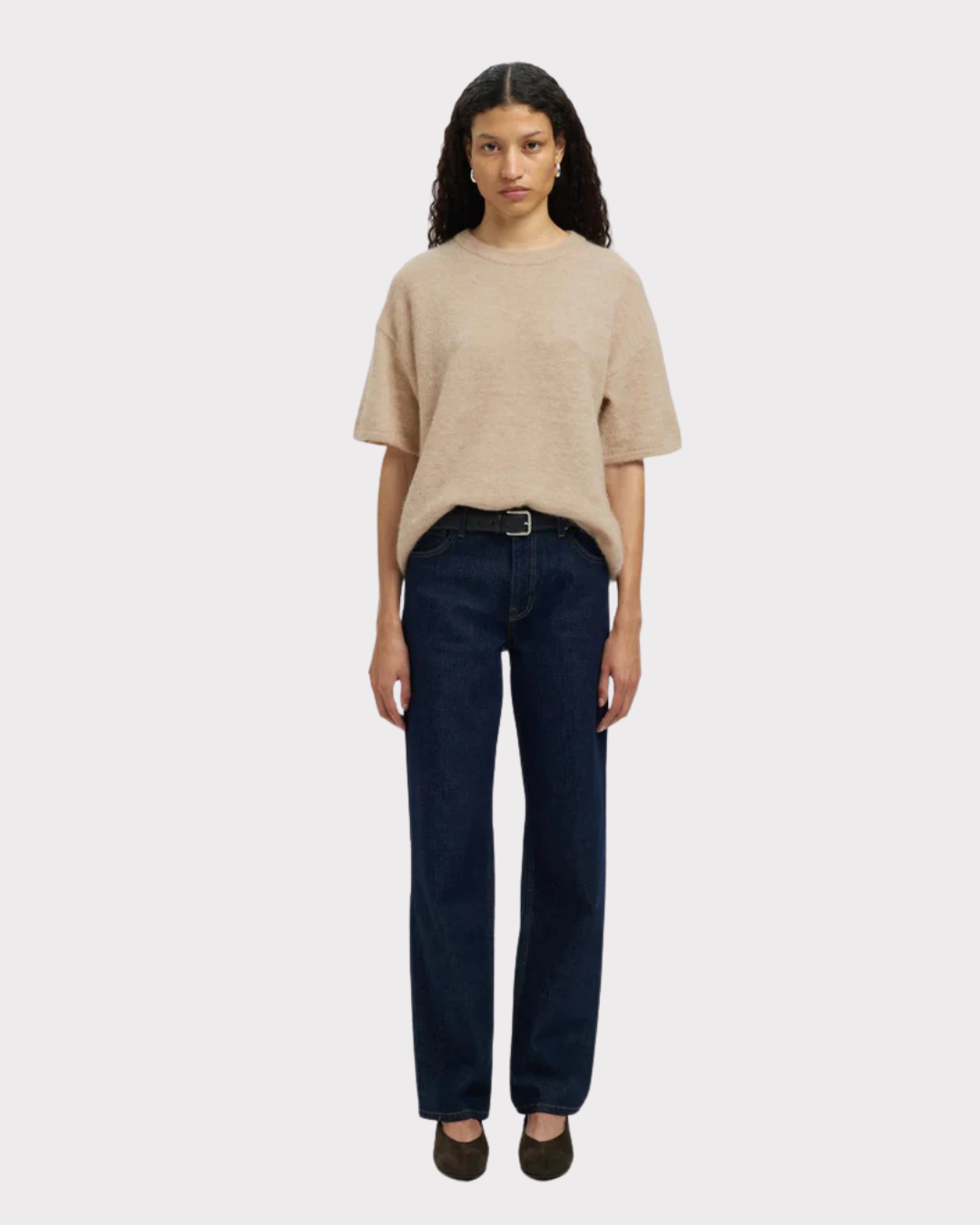 Slwlulu 2/4 Knit O-Neck Noos-Genser-Selected Femme-Aandahls