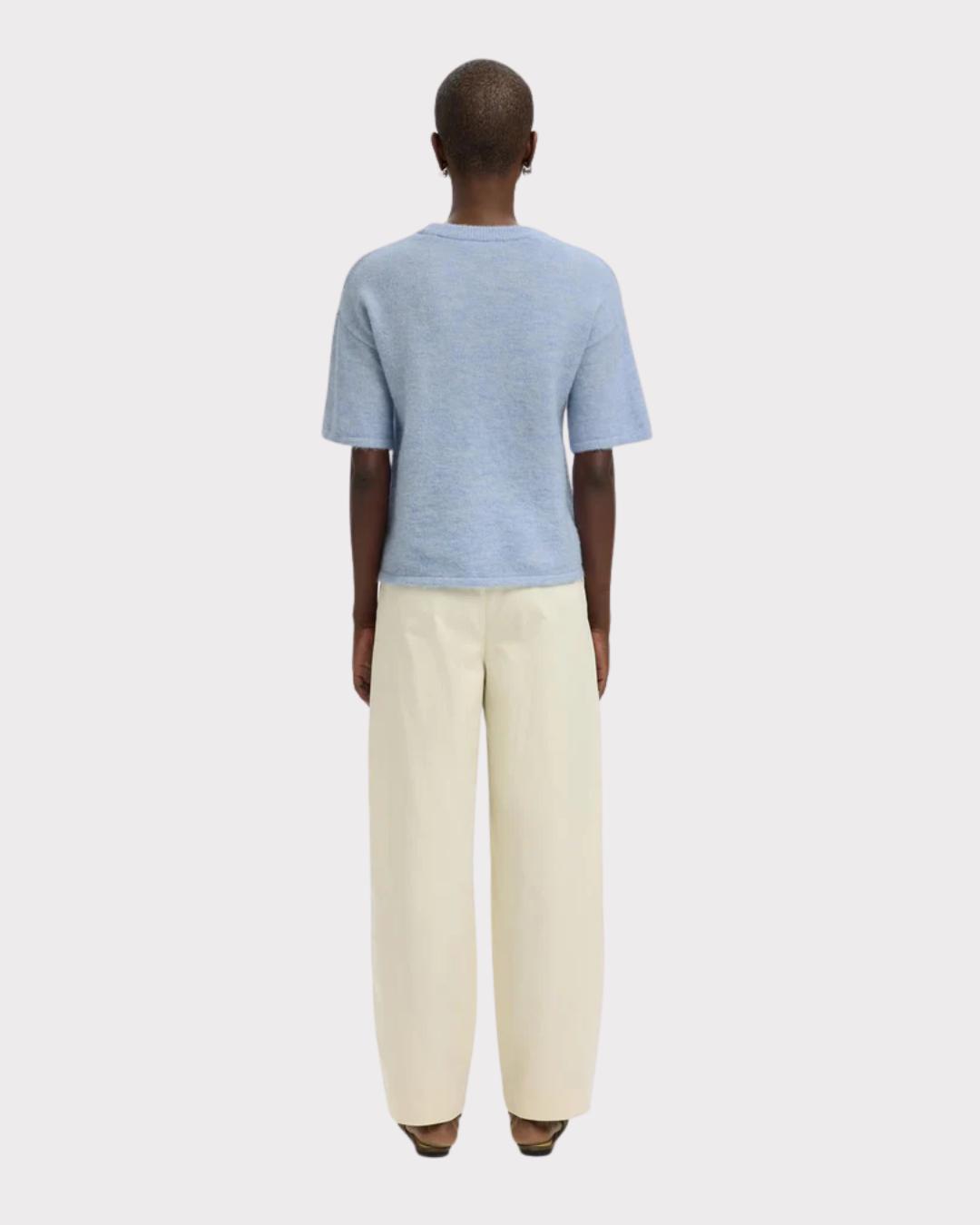 Slwlulu 2/4 Knit O-Neck Noos-Genser-Selected Femme-Aandahls