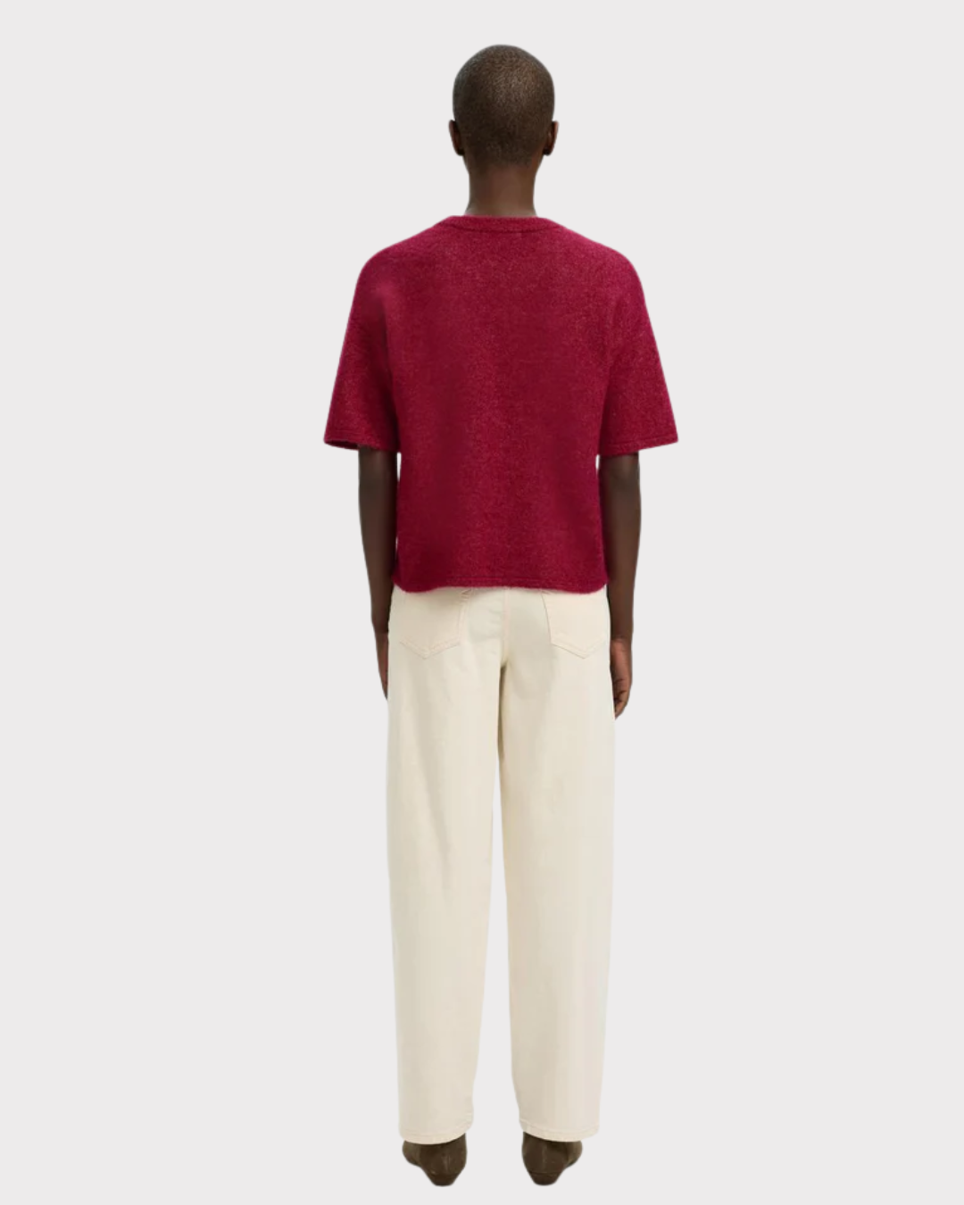 Slwlulu 2/4 Knit O-Neck Noos-Genser-Selected Femme-Aandahls