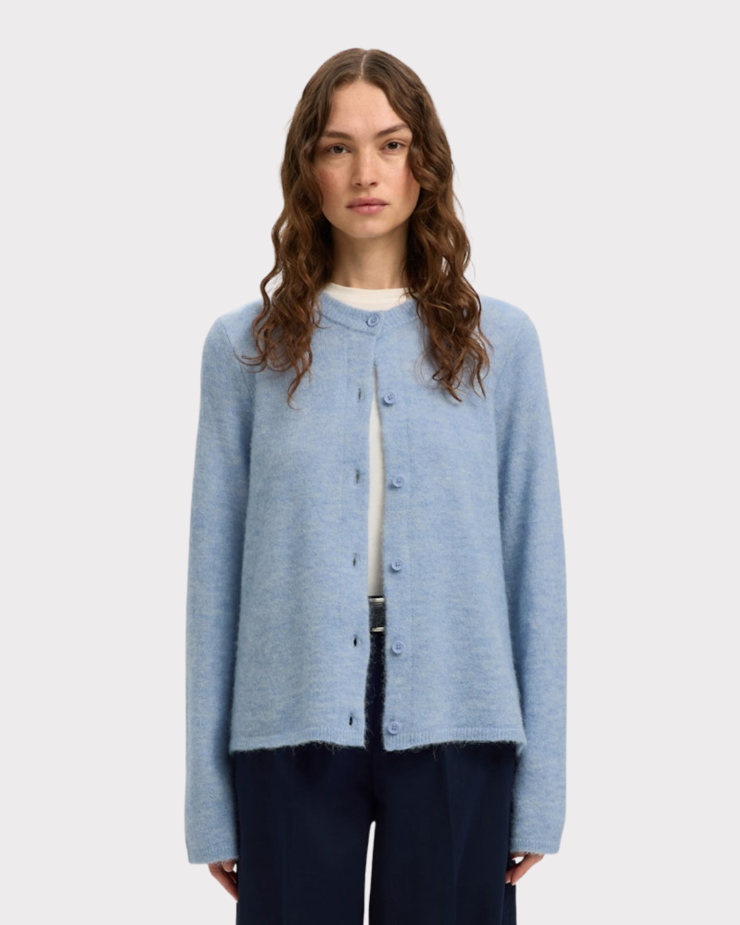 Slwlulu New Ls Knit Cardigan Noos-Genser-Selected Femme-Aandahls