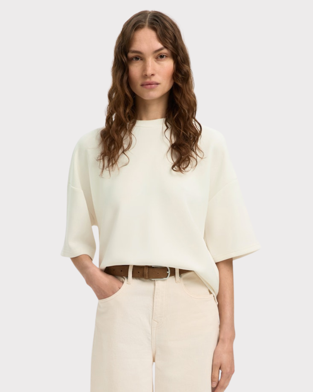 Slwoversized Tenny Tee Noos-T-shirt-Selected Femme-Aandahls