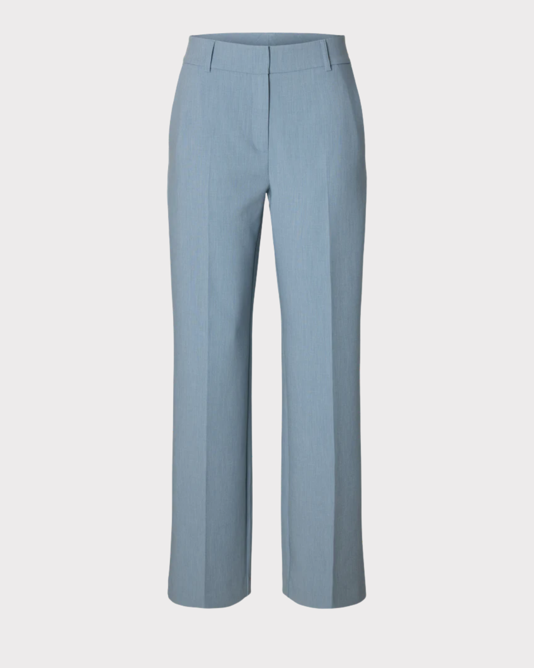 Slwrita Mw Wide Pant Mel Noos-Bukse-Selected Femme-Aandahls