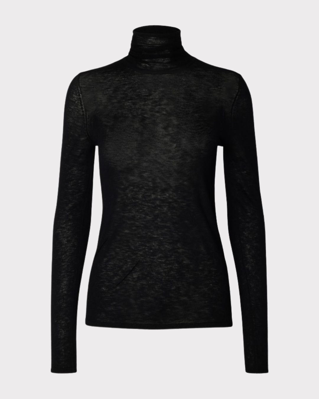 Slwvendy Wool Ls Knit Roll Neck Noos