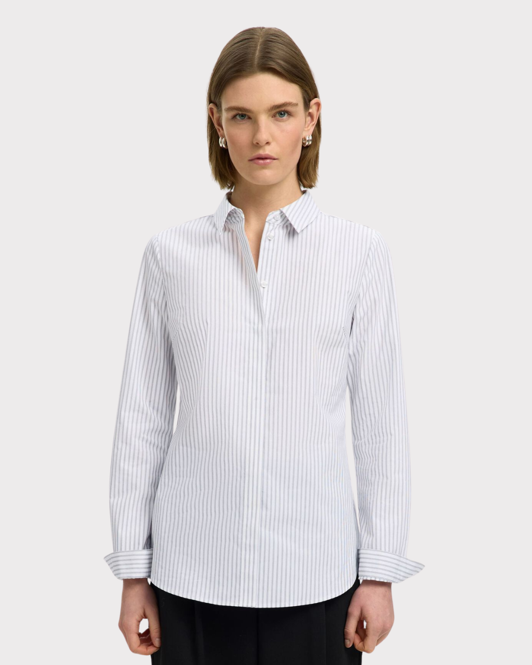 Wromie Striped Fitted Shirt