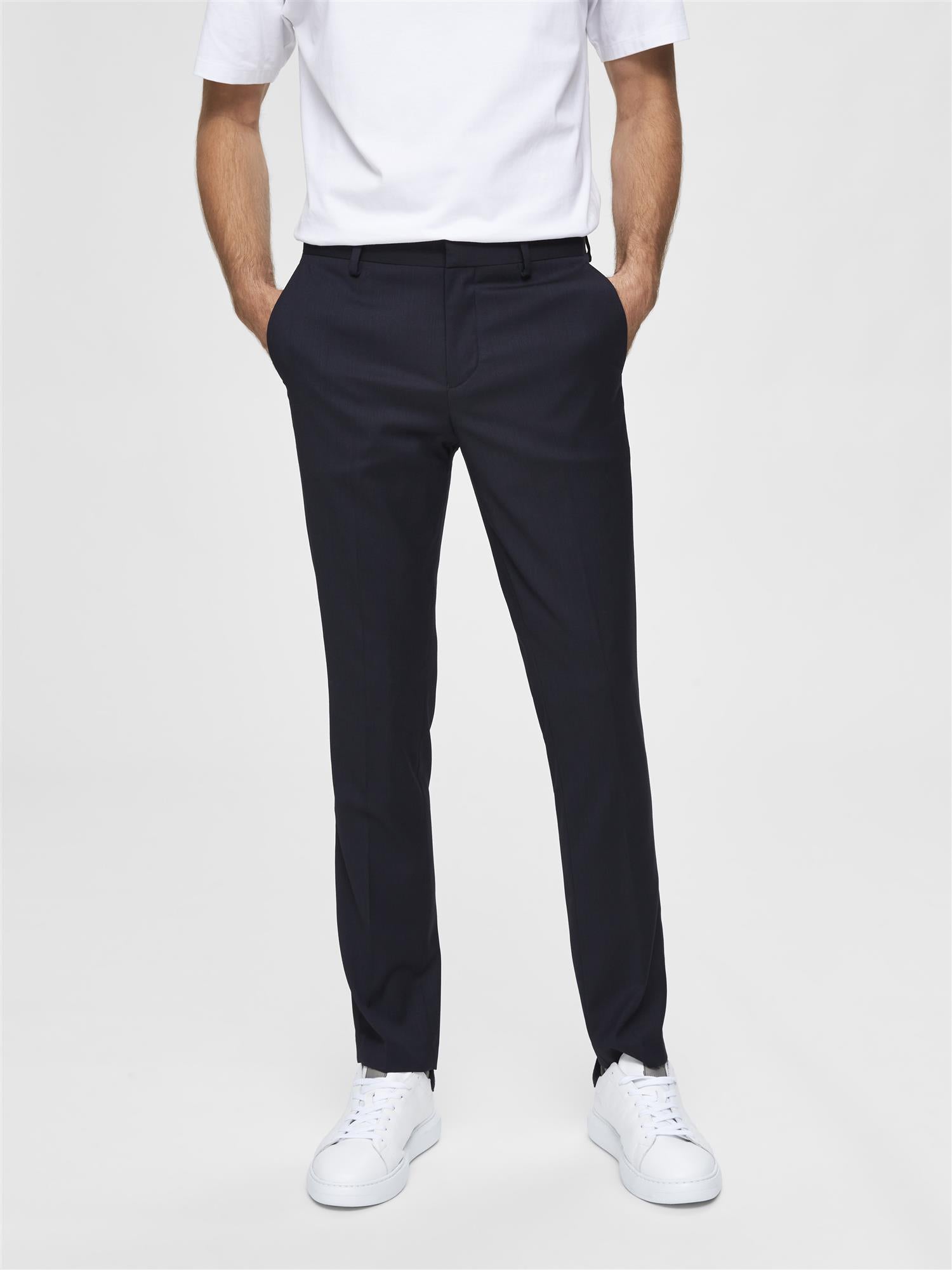 Slim mylobill bukse-Dress-Selected Homme-Aandahls