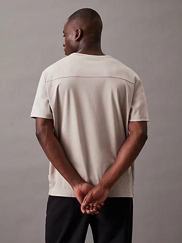 silk touch mercerized t-shirt-T-shirt-Calvin Klein-Aandahls