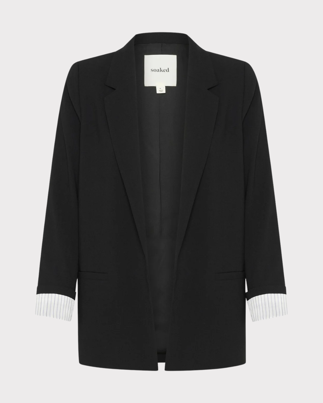 Slshirley Fold-Up Blazer-Blazer-Soaked in Luxury-Aandahls