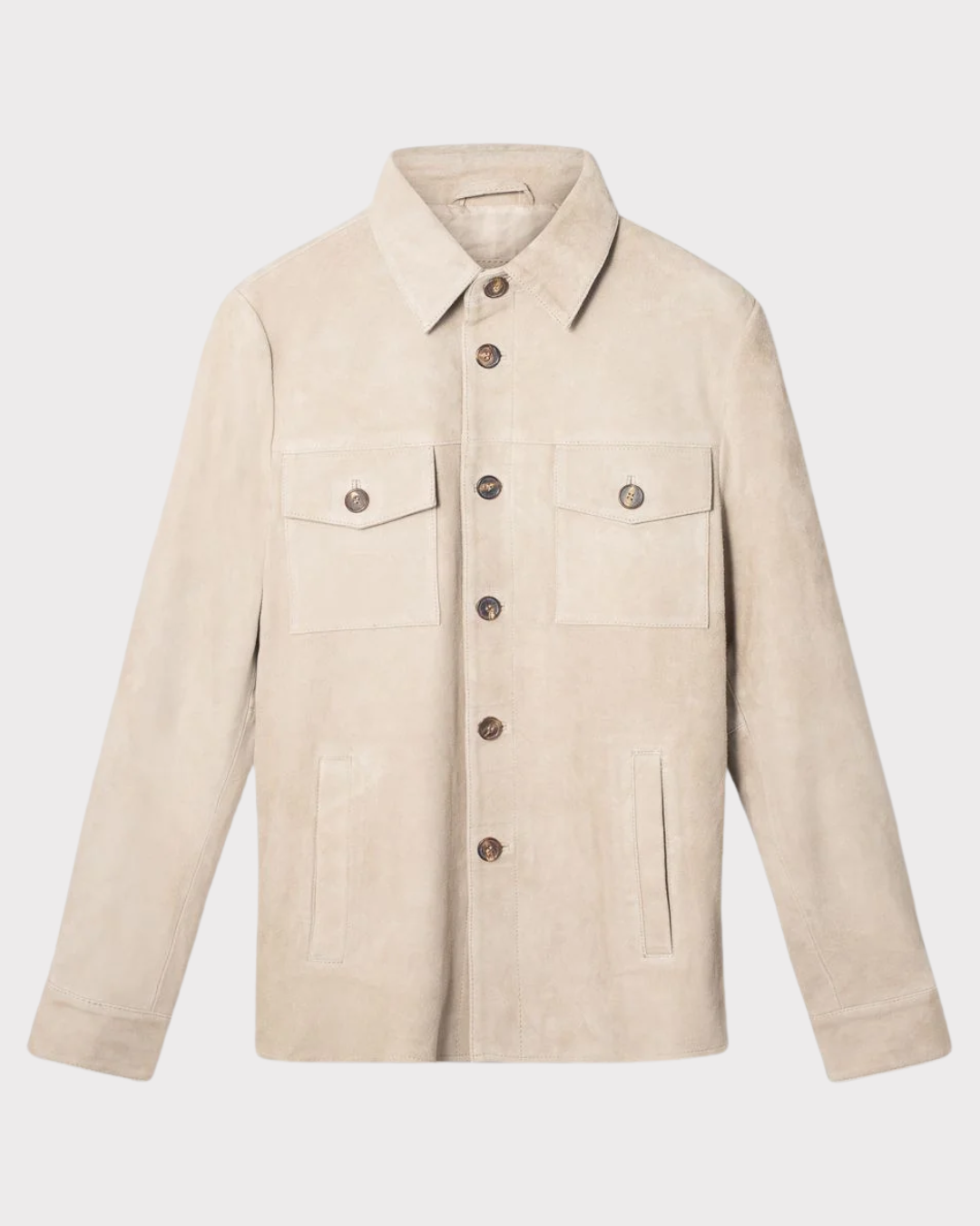 Suede Shirt Jacket