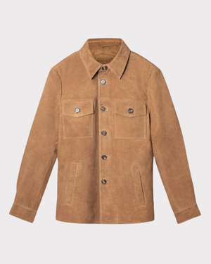 Suede Shirt Jacket