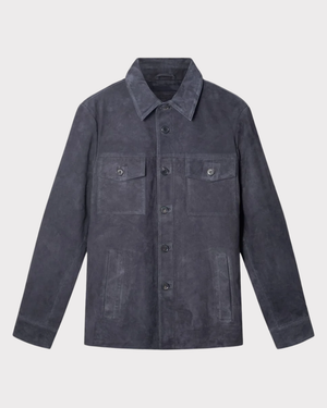 Suede Shirt Jacket