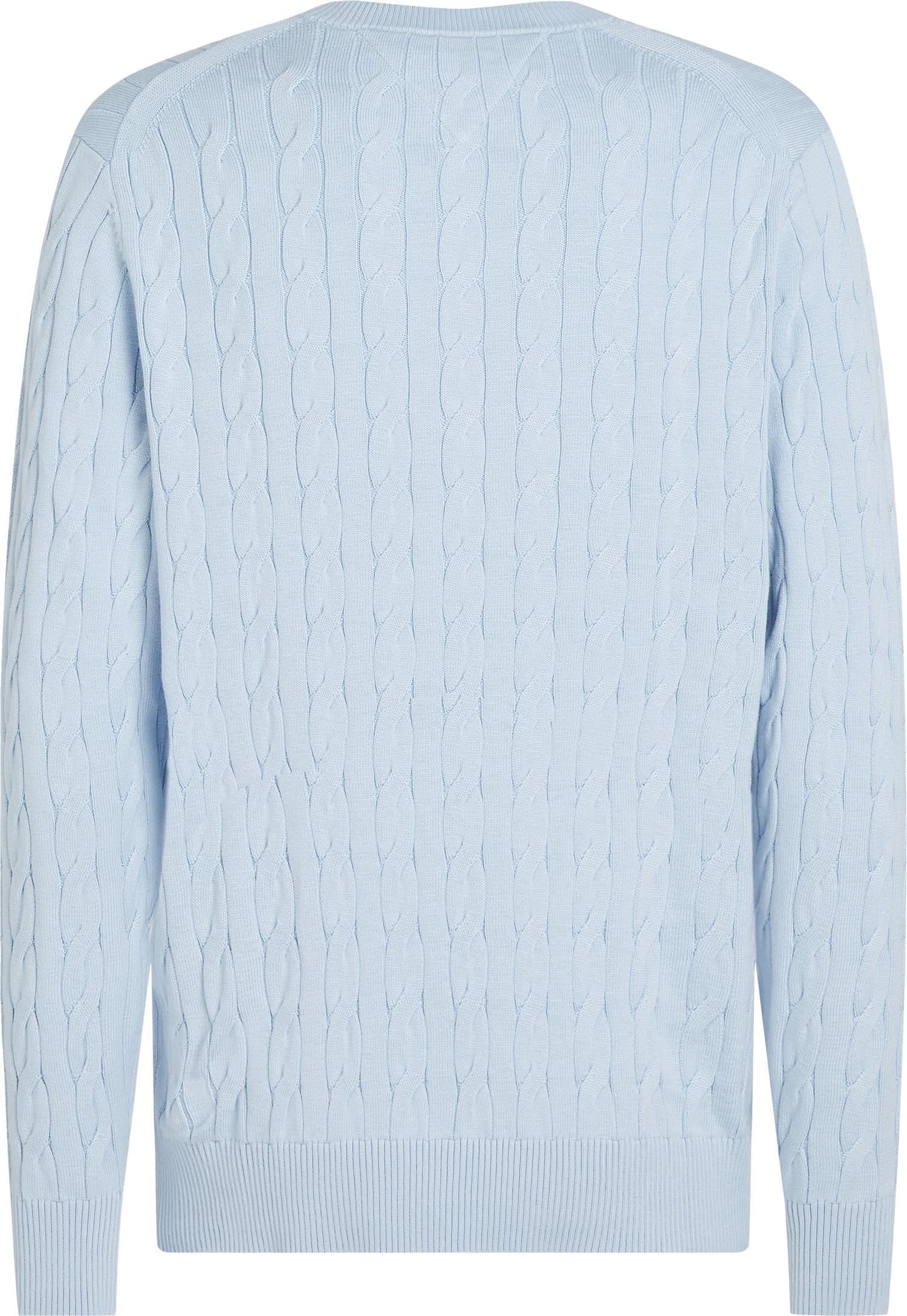 Classic cotton cable crew neck-Genser-Tommy Hilfiger-Aandahls