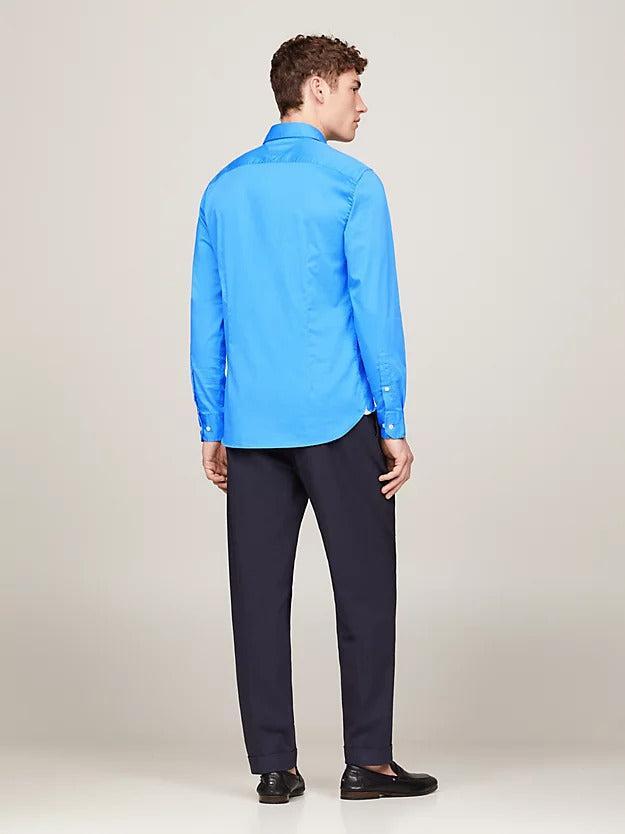 Dc flex poplin solid sf shirt-Skjorte-Tommy Hilfiger-Aandahls