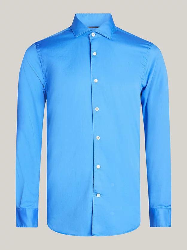 Dc flex poplin solid sf shirt-Skjorte-Tommy Hilfiger-Aandahls