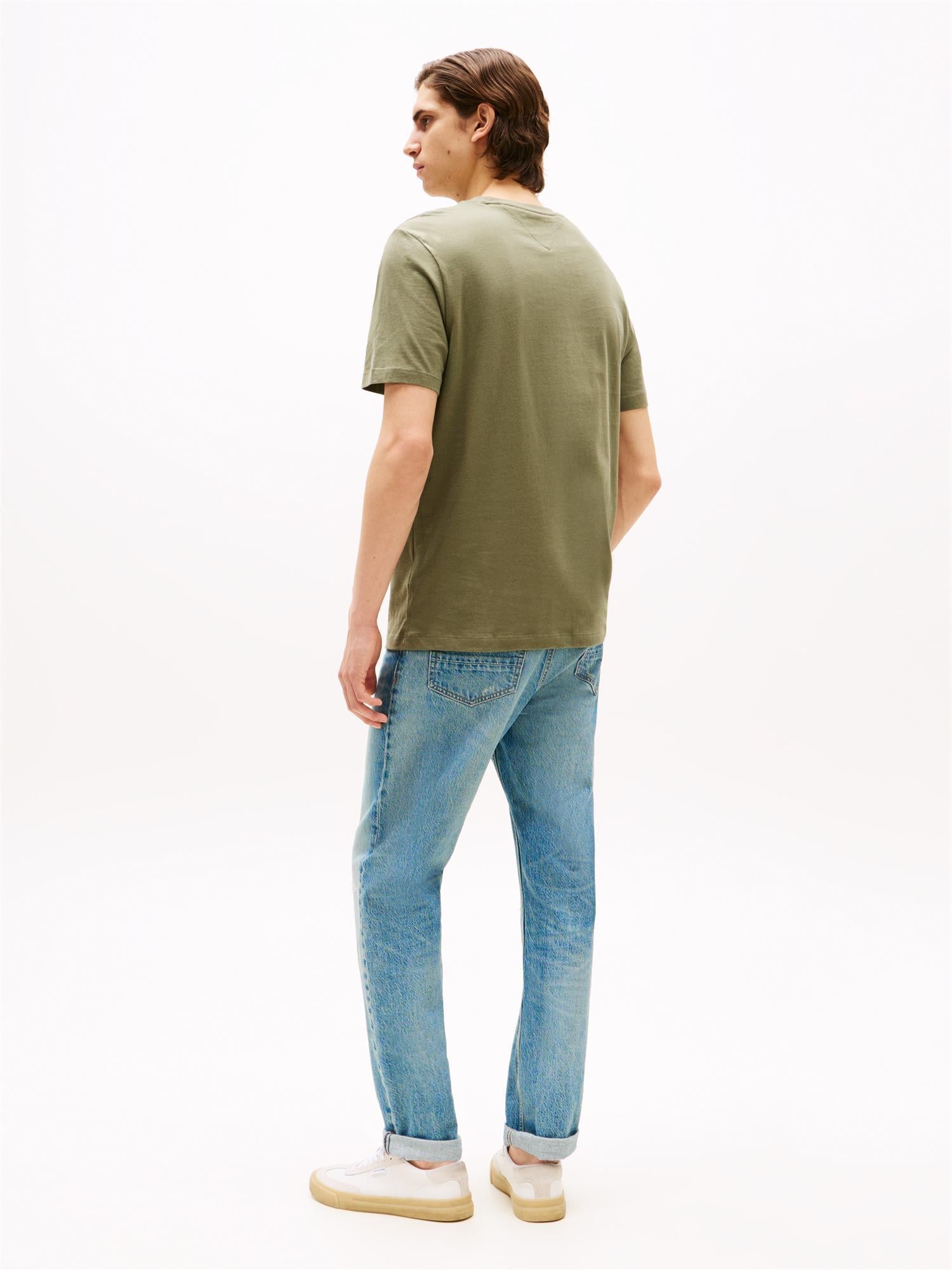 ess seasonal reg fit solid tee-T-shirt-Tommy Hilfiger-Aandahls