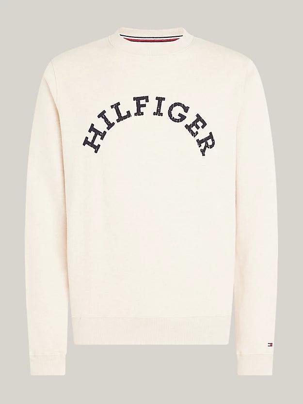 Hilfiger arched htr sweatshirt-Genser-Tommy Hilfiger-Aandahls