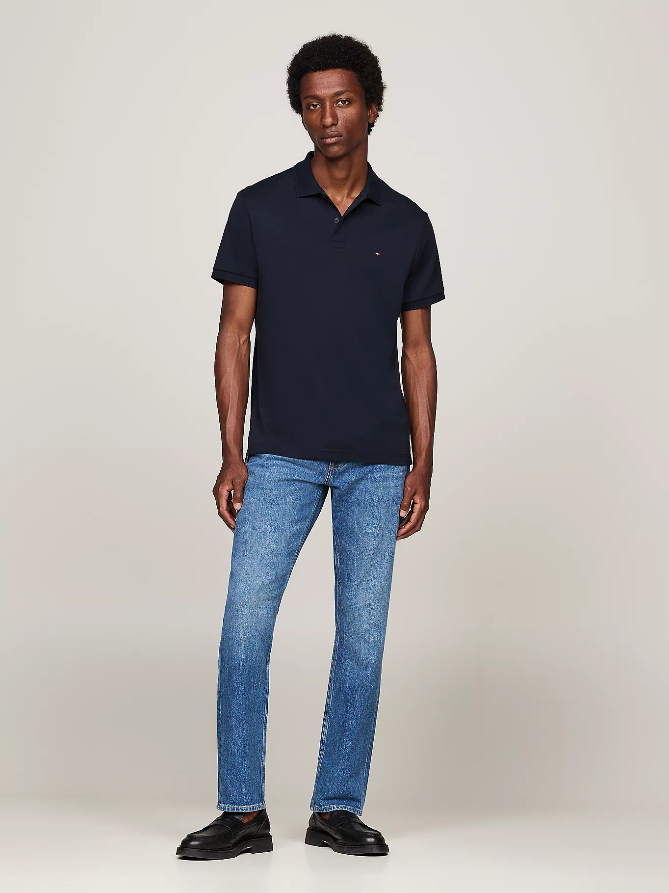 Liquid Cotton Essential Reg Polo-T-shirt-Tommy Hilfiger-Aandahls