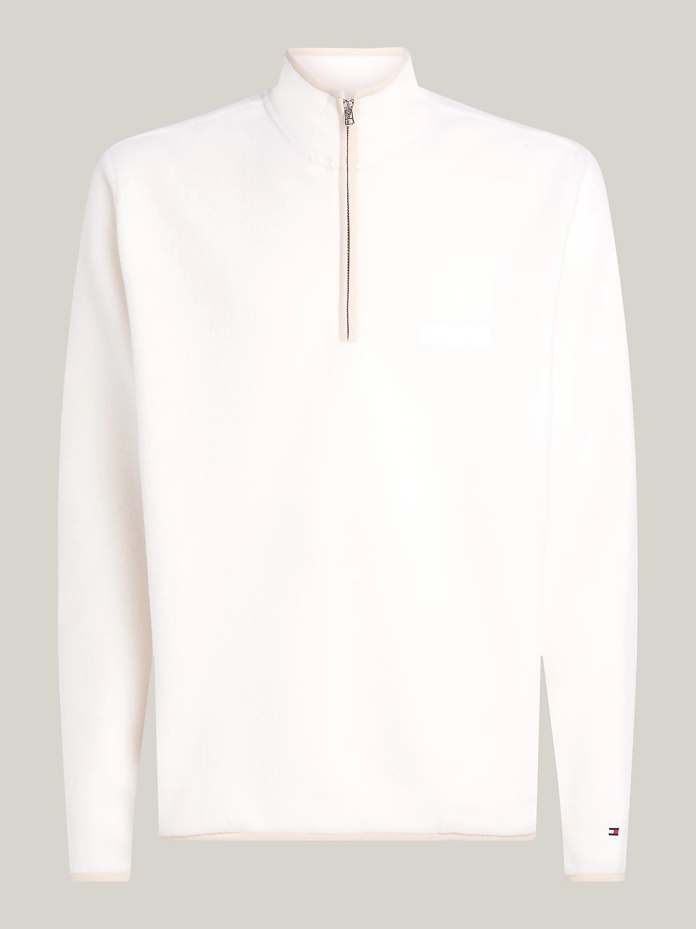 Monotype textured fleece mock-Genser-Tommy Hilfiger-Aandahls