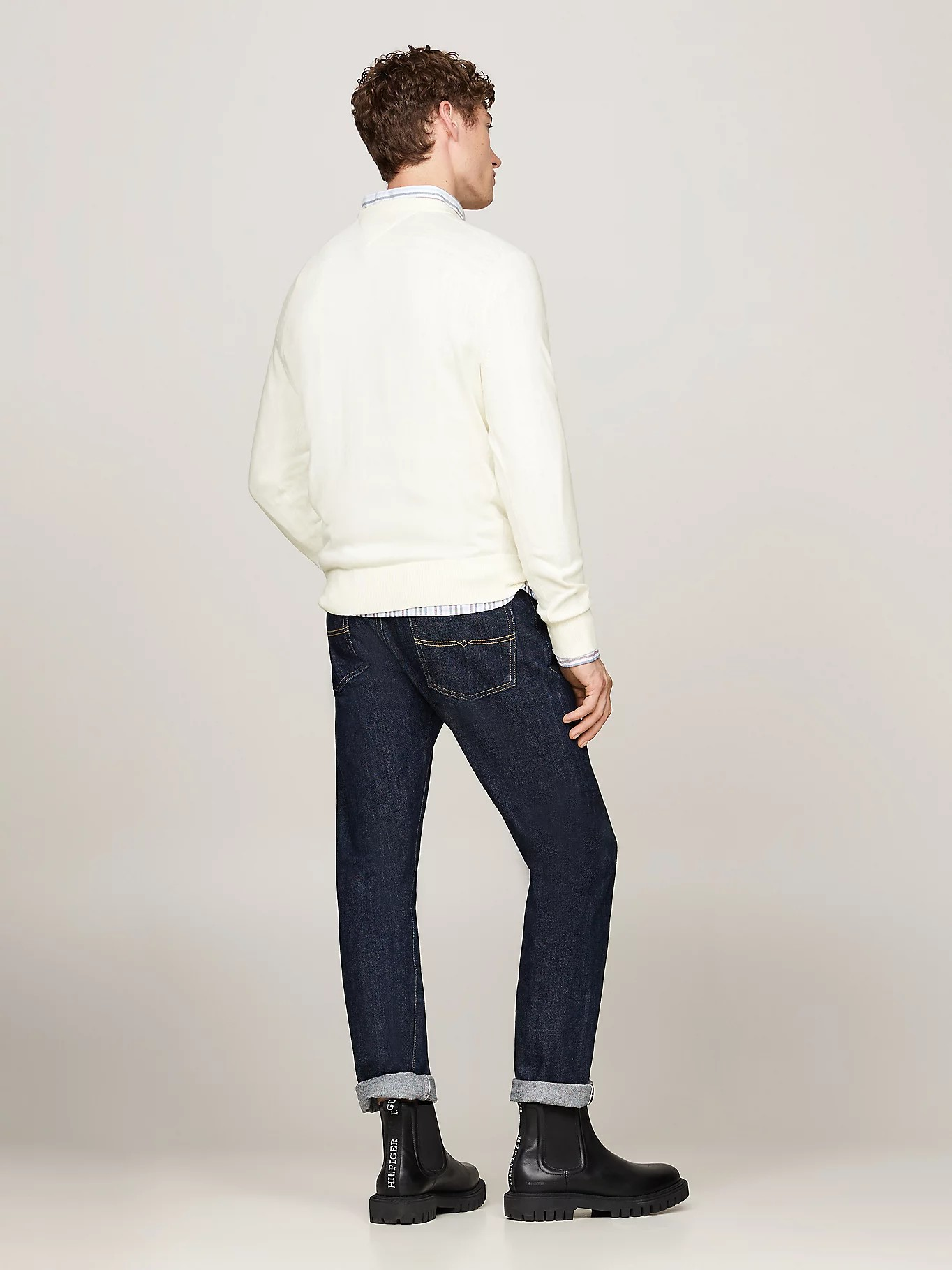 Pima org ctn cashmere crew-Genser-Tommy Hilfiger-Aandahls