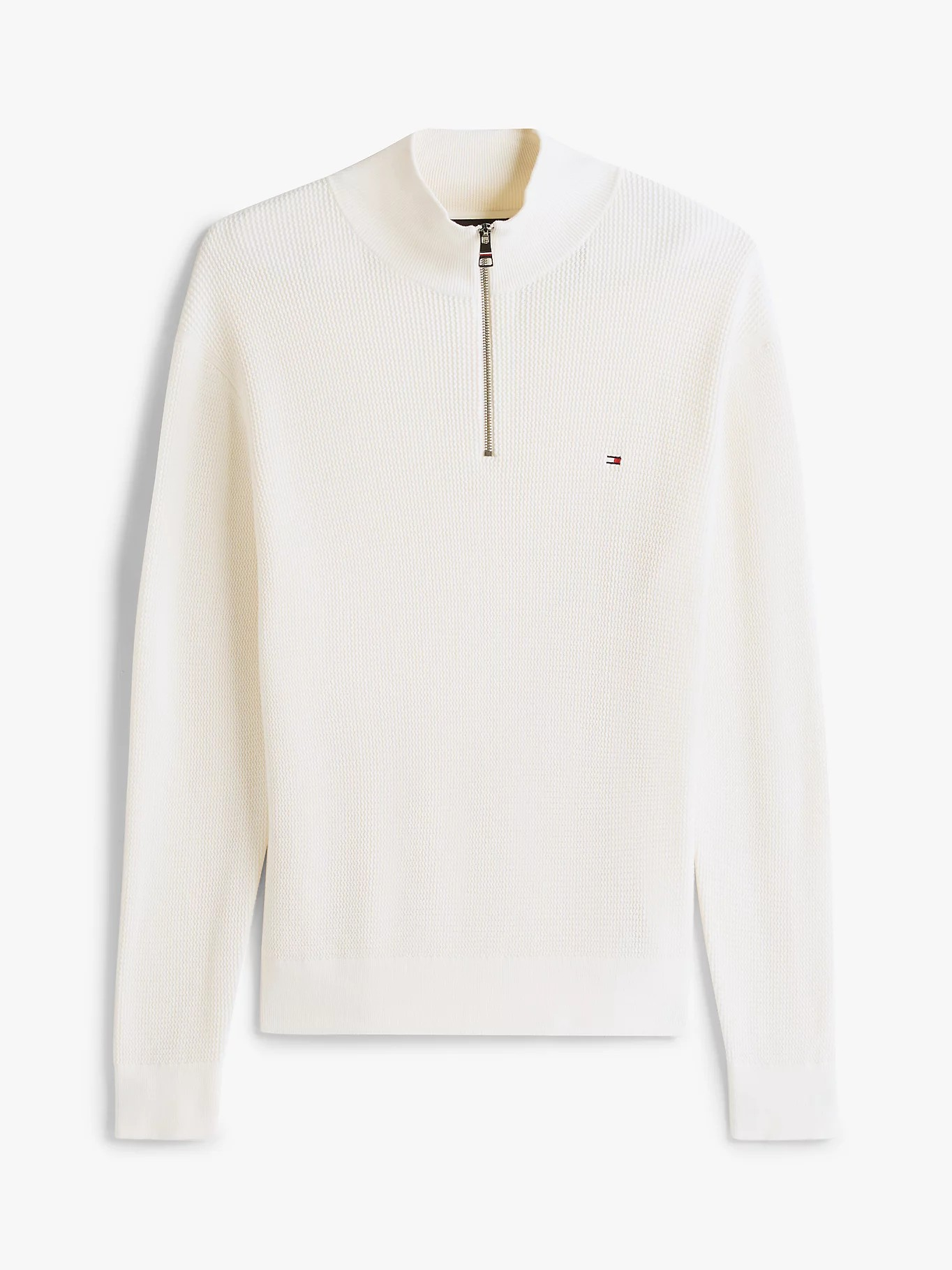 Racking Structure Zip Mock-Genser-Tommy Hilfiger-Aandahls
