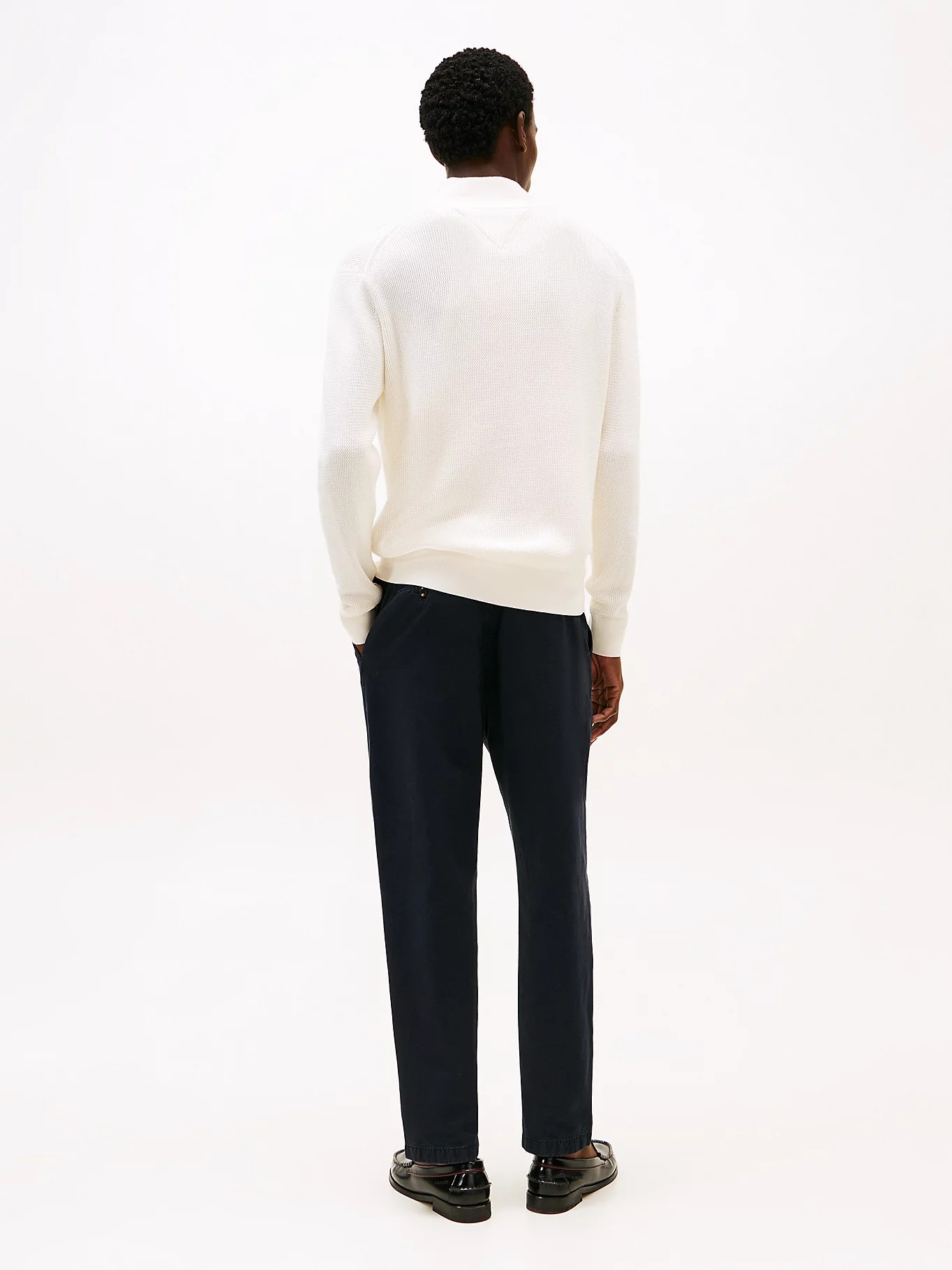 Racking Structure Zip Mock-Genser-Tommy Hilfiger-Aandahls