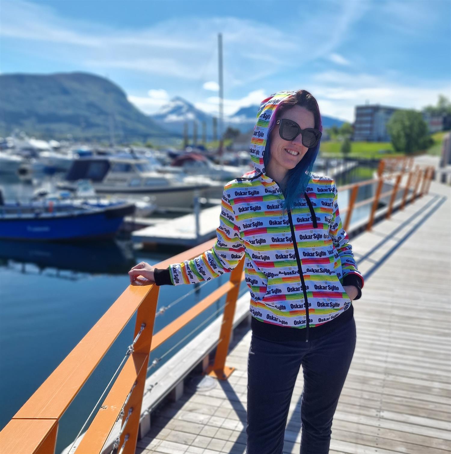 Oskar Sylte Multiprint Hoodie-Genser-Trude Nistad-Aandahls