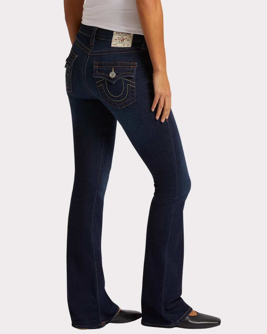 Becca Mid rise Bootcut flap-Jeans-True Religion-Aandahls