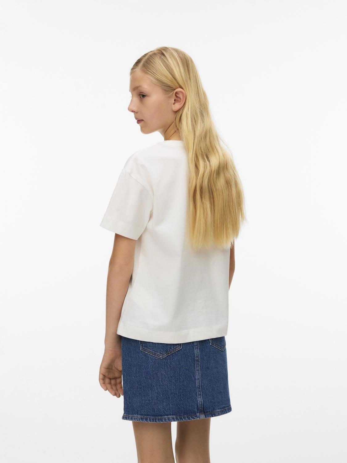 Mette Ss Top-T-shirt-Vero Moda Girl-Aandahls