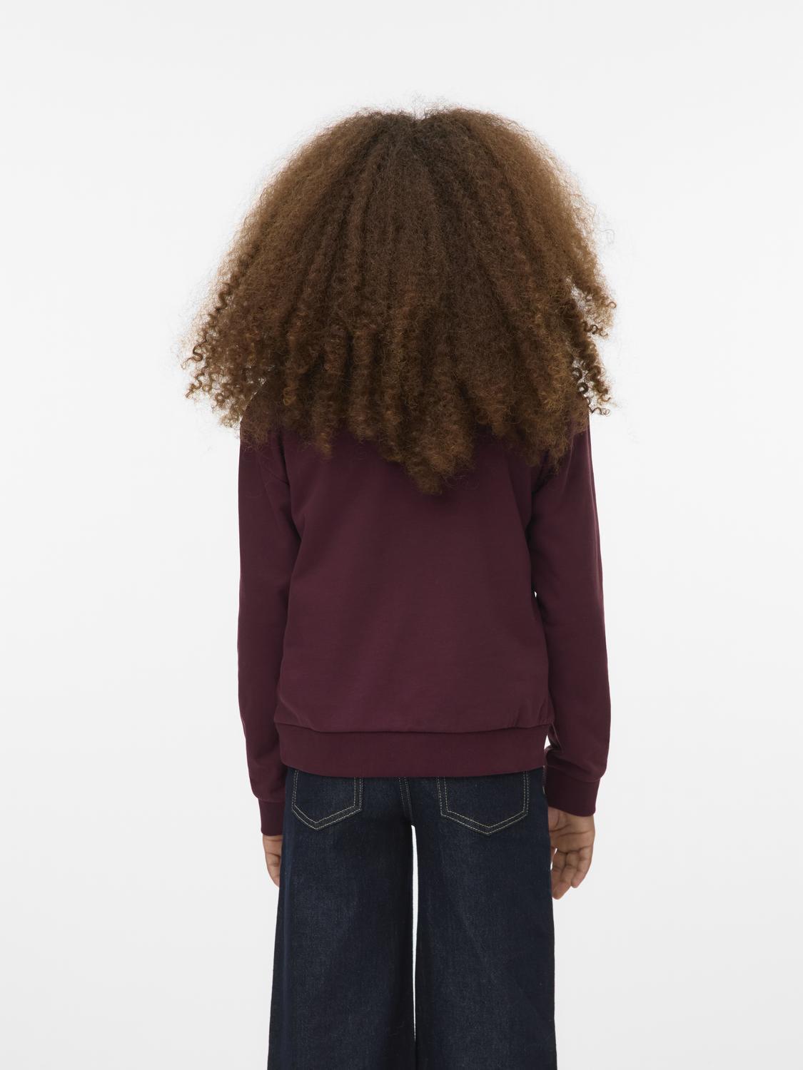 Vmcamille Ls Short Sweat Top Jrs Ga Girl-Genser-Vero Moda Girl-Aandahls