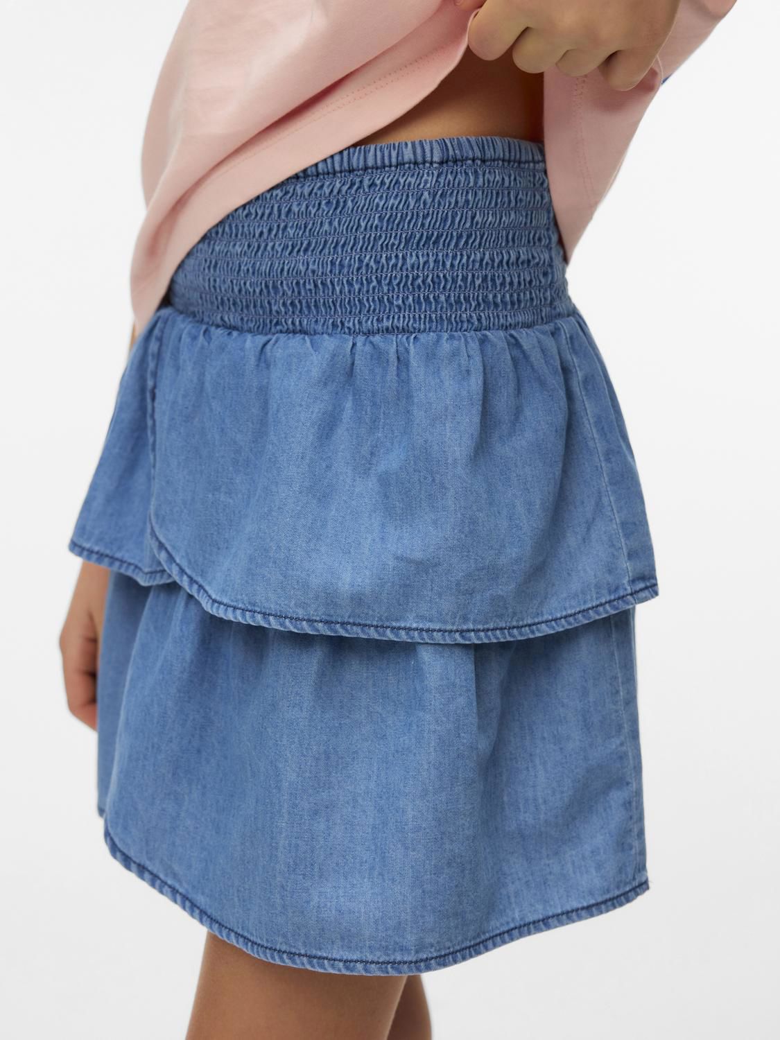 Vmida Emma Smock Layer Skirt Wvn Girl-Skjørt-Vero Moda Girl-Aandahls