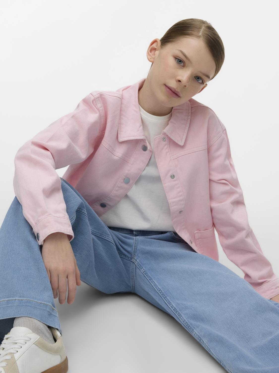 Vmjamie Ls Colored Shacket Mix Girl Noos