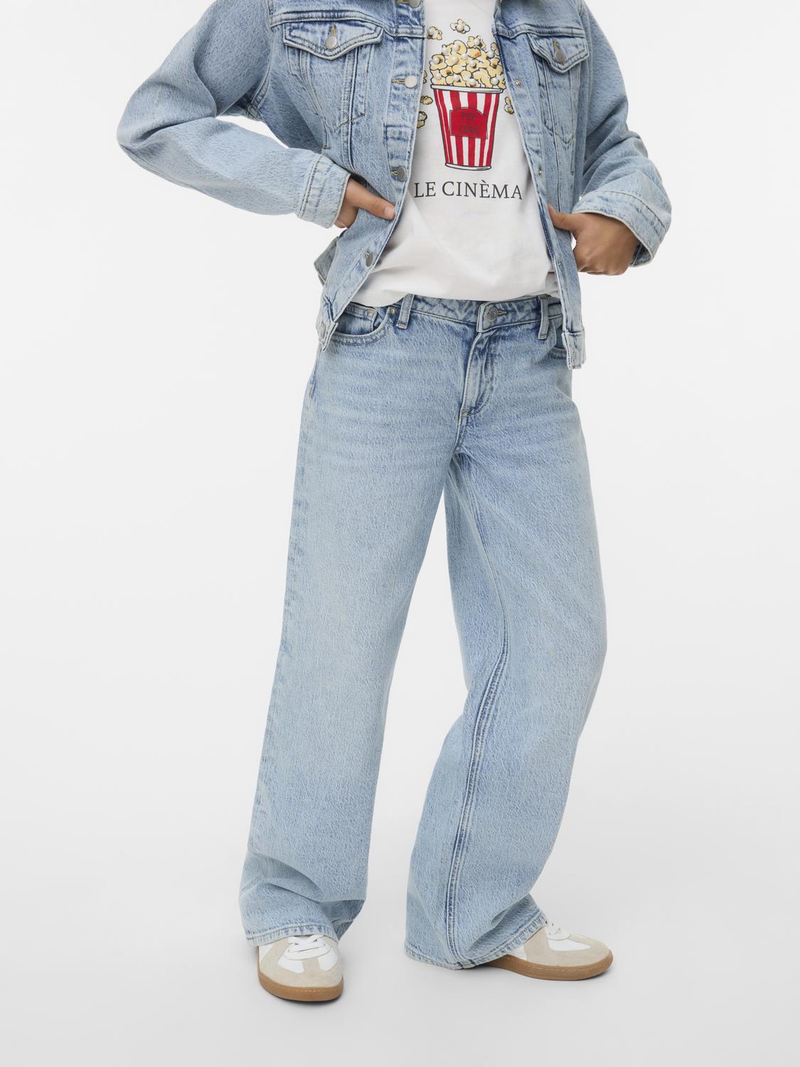 Vmvanessa Lr Wide Jeans Ra339 Girl-Jeans-Vero Moda Girl-Aandahls