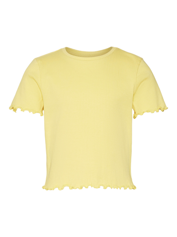 vmLavender SS Cropped Rib Top JRS GIRL-T-shirt-Vero Moda Girl-Aandahls