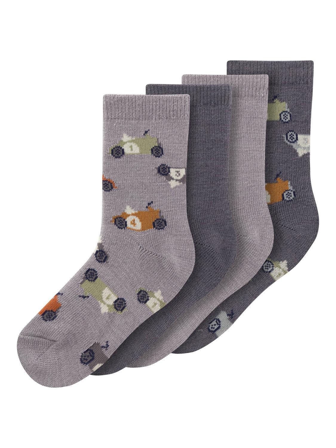 wak wool 4 pack sock-Ull-Name it-Aandahls