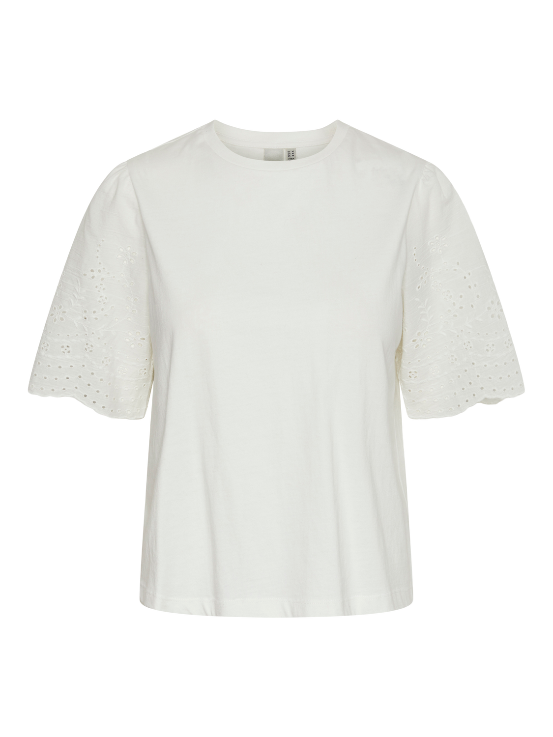 YasLex ss Top w.emb Sleeves s.Noos-Topper-Y.A.S-Aandahls
