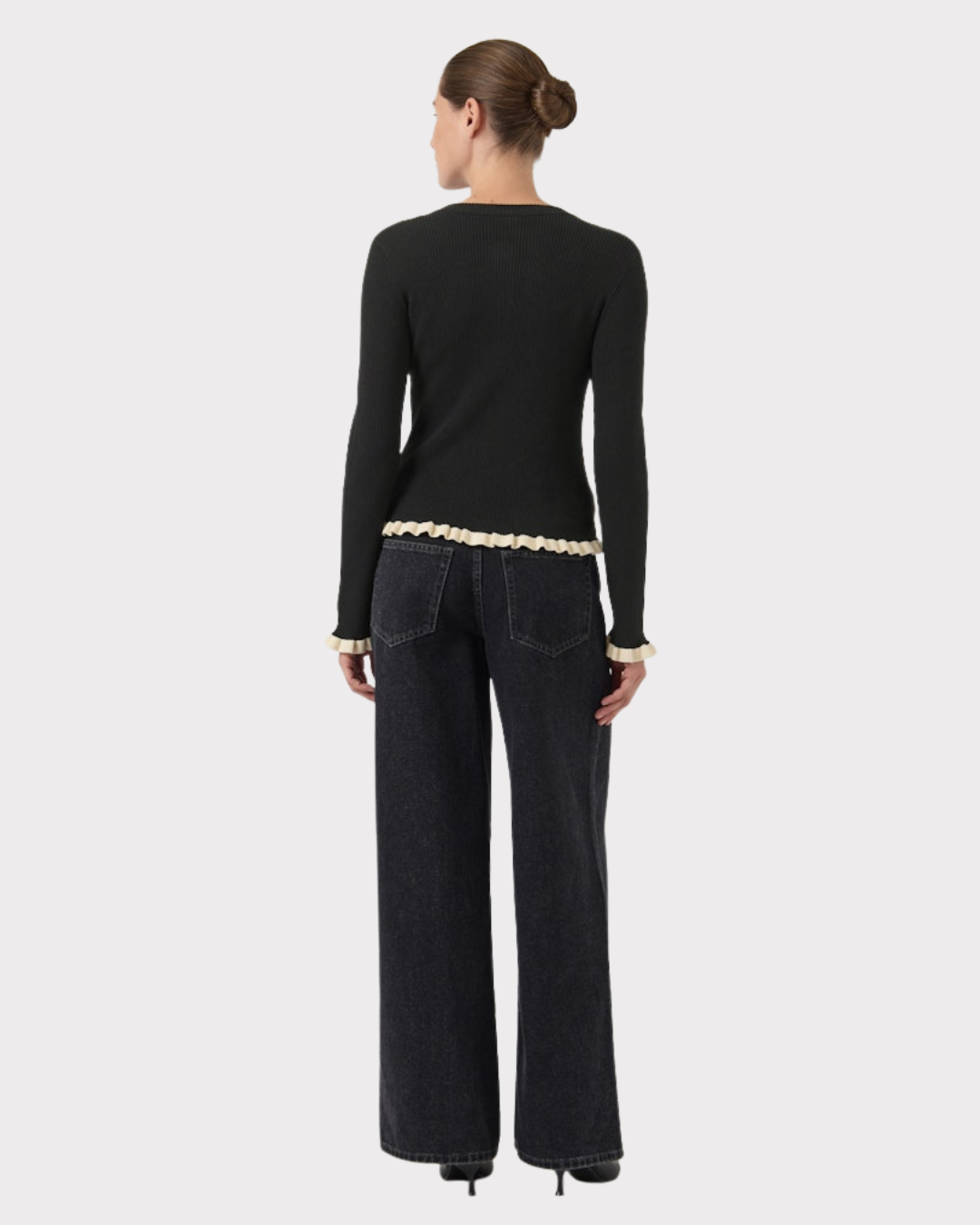 Floma Ls Knit Pullover S.-Genser-YAS-Aandahls