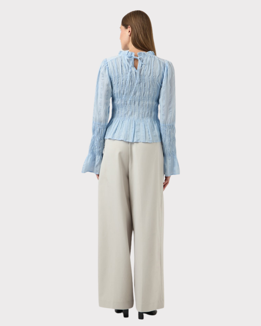 Rava Ls Smock Top-Overdel-YAS-Aandahls