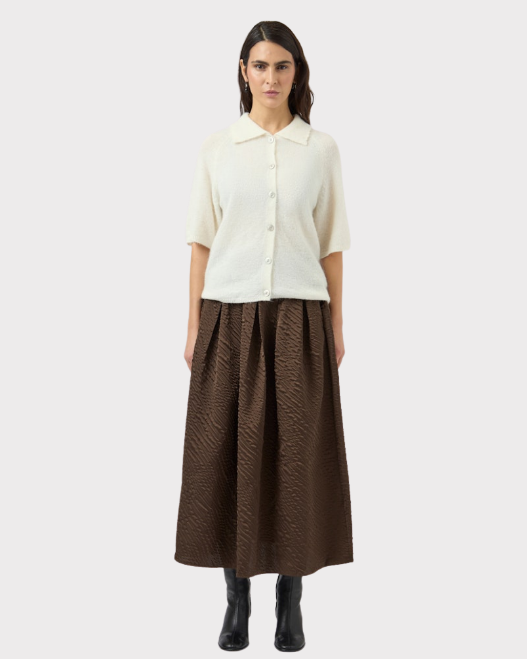 Yasdura 2/4 Knit Cardigan S.-Genser-YAS-Aandahls