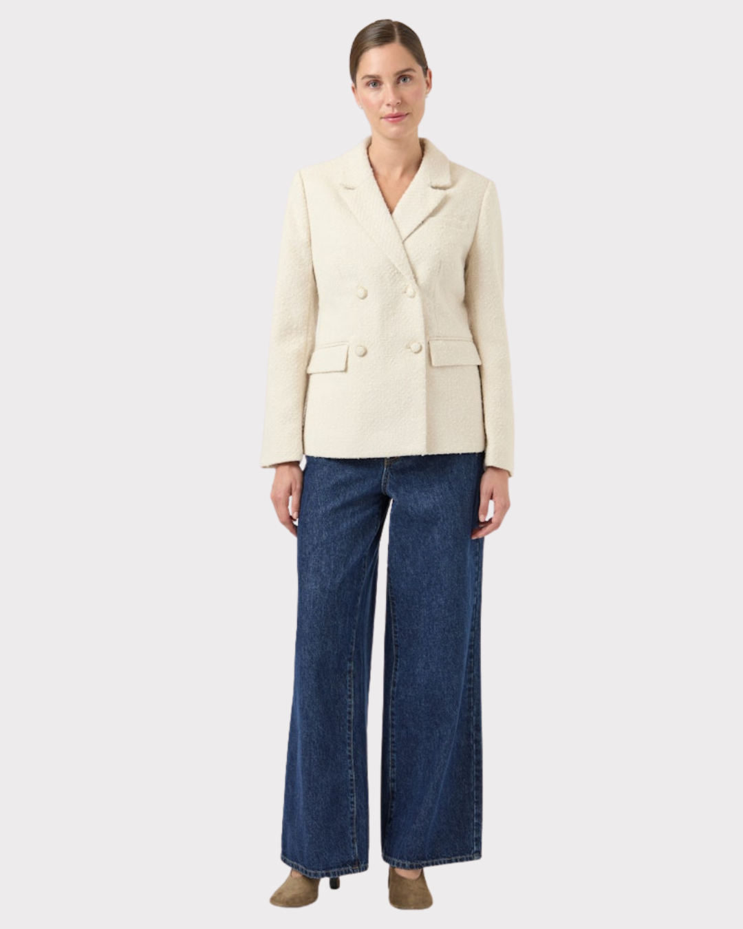 Yaspetra Ls Boucle Blazer Noos-Blazer-YAS-Aandahls