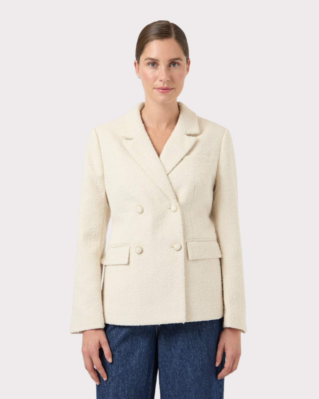 Yaspetra Ls Boucle Blazer Noos-Blazer-YAS-Aandahls