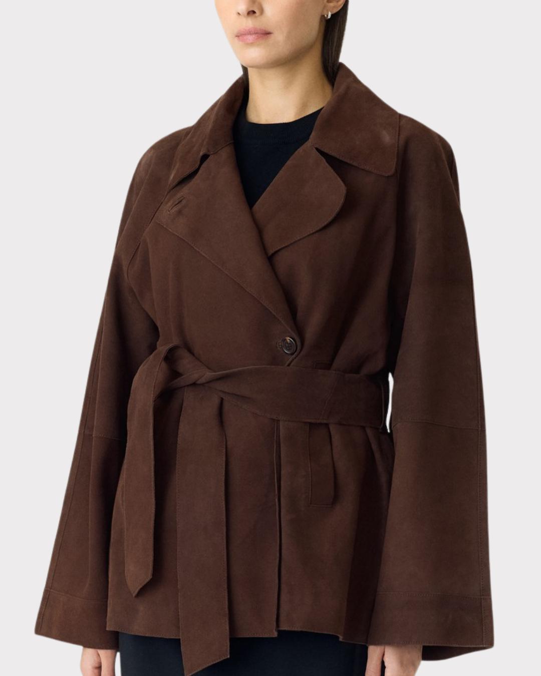Yasruna Ls Suede Kimono Jacket