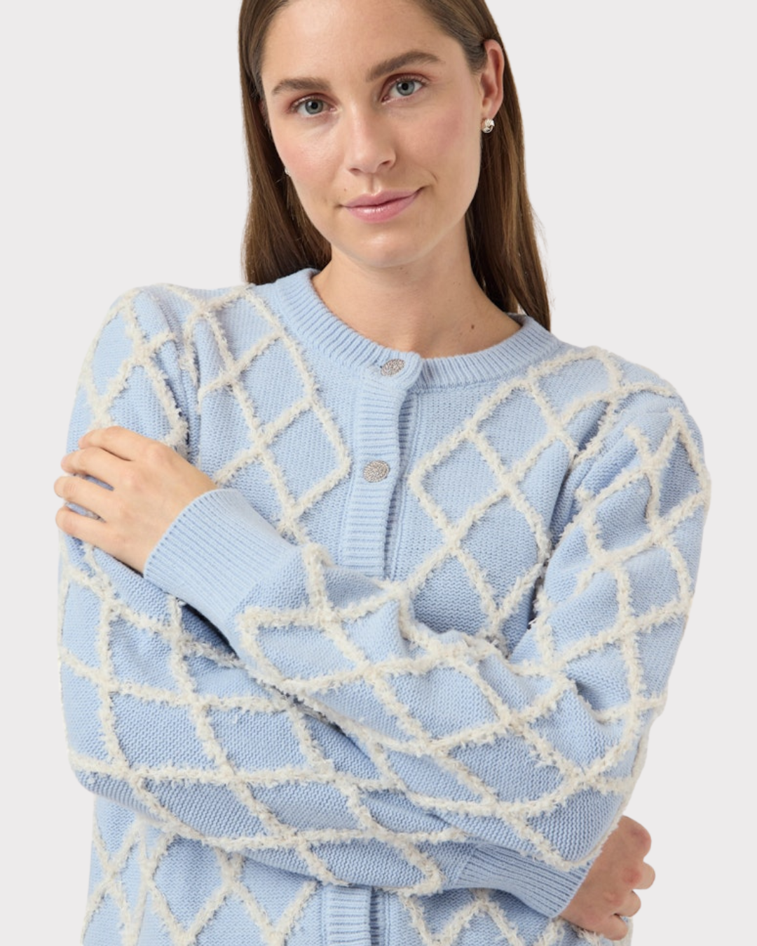 Zigly Knit Cardigan-Genser-YAS-Aandahls