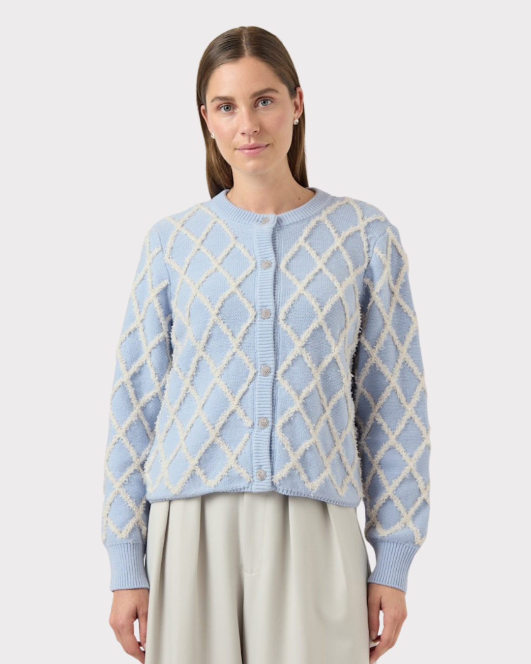Zigly Knit Cardigan-Genser-YAS-Aandahls