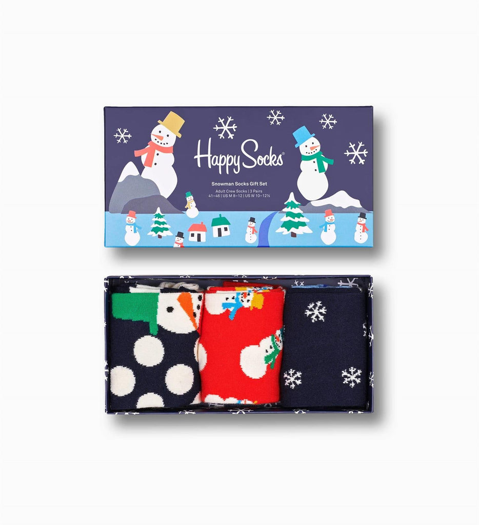 3-PK Snowman Socks-Strømper osv-Happy Socks-Aandahls