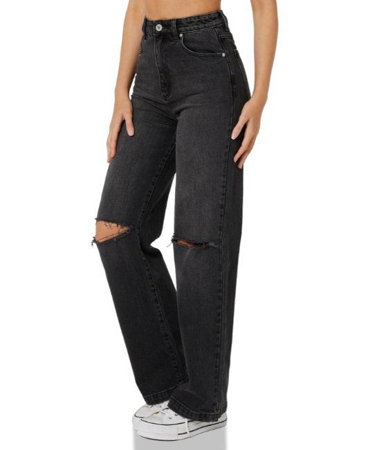 A 94 High & Wide Cindy Rip-Jeans-Abrand Jeans-Aandahls